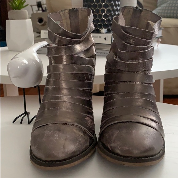 Free People Hybrid Strappy Heel Booties - Picture 2 of 10